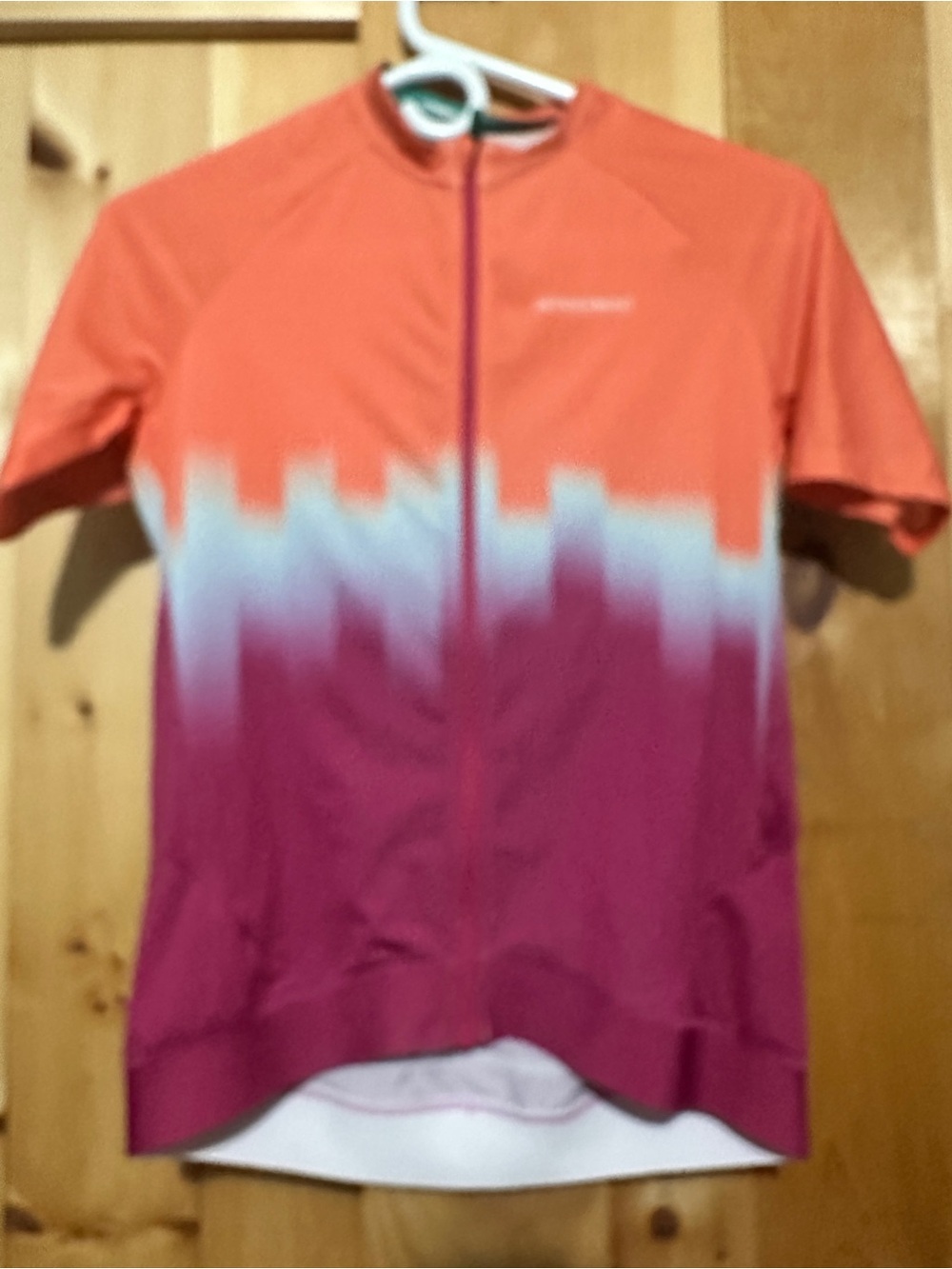PEPPERMINT Cycling Co. Women's Signature Cycling Jersey Pink Orange Ombre
